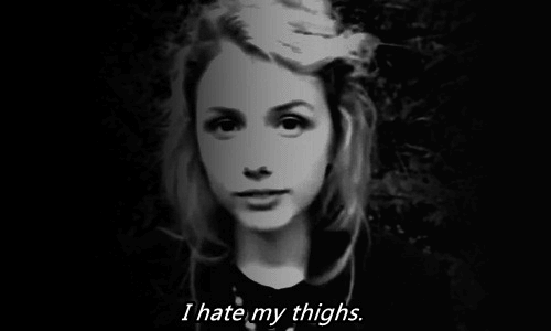 😞 GIF - Skins Cassie I Hate My Thighs GIFs