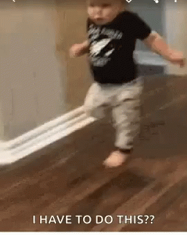 Baby Running GIF - Baby Running I Have To Do This GIFs
