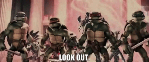 Tmnt Look Out GIF - Tmnt Look Out Watch Out GIFs