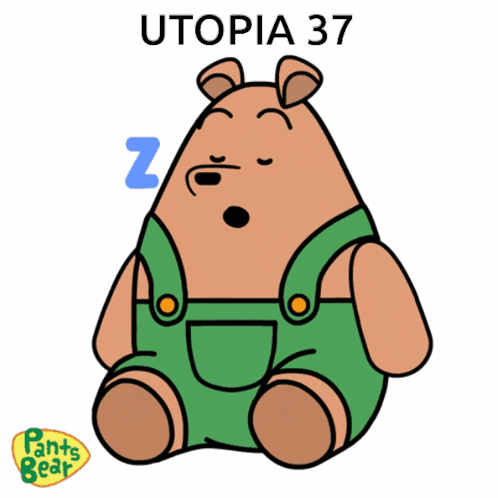 Utopia Pants Bear GIF