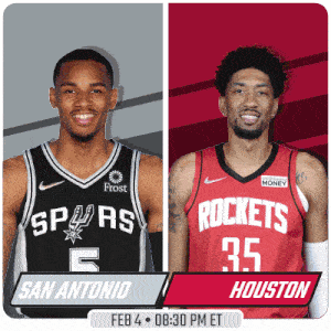 two basketball players from san antonio and houston