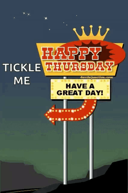happy thursday tickle me have a great day
