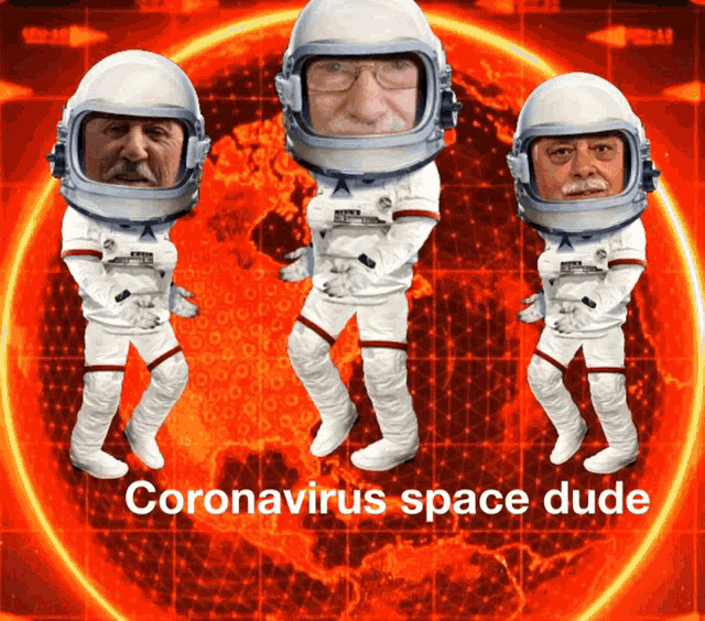 Coronavirus Space Dude GIF - Coronavirus Space Dude Space Suits GIFs