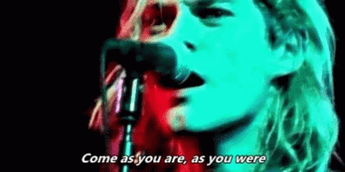 Nirvana Come As You Are GIF - Nirvana Come As You Are Kurt Cobain GIFs