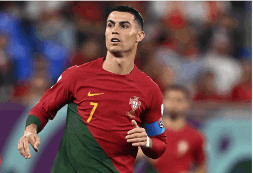 a soccer player wearing a number 7 jersey