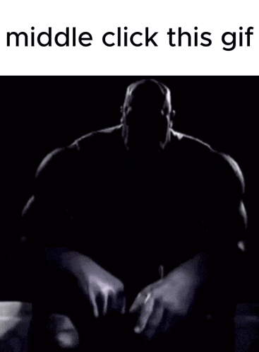 a gif of thanos with the words middle click this gif below him