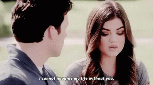 I Cannot Imagine My Life Without You GIF - Pretty Little Liars Pll Aria Montgomery GIFs
