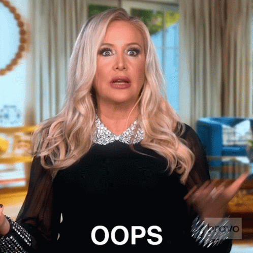Oops Shannon Beador GIF - Oops Shannon Beador Real Housewives Of Orange County GIFs