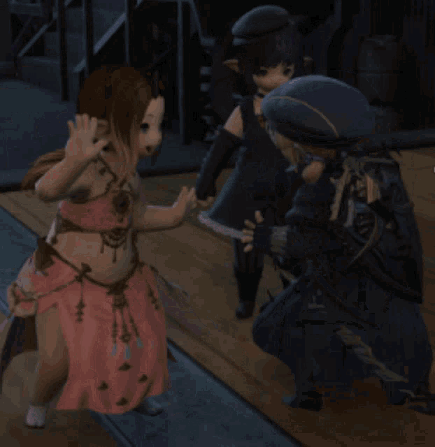 Lalafell Ffxiv GIF - Lalafell Ffxiv Dance Party GIFs