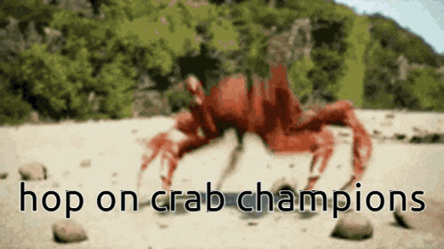 Hop On Crab Champions Crab Rave GIF - Hop On Crab Champions Crab Rave Crab Dance GIFs
