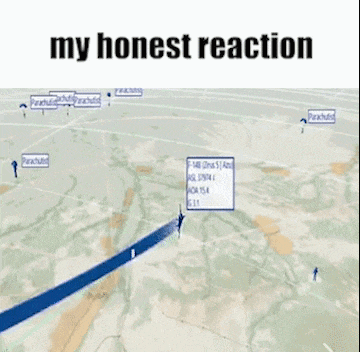 a screenshot of a map with the words my honest reaction on the bottom