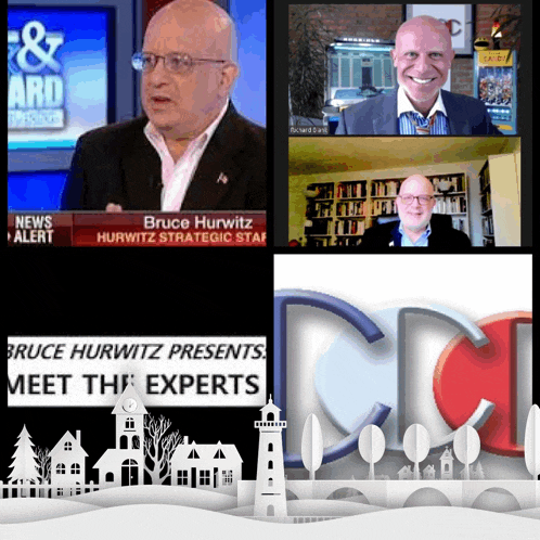 bruce hurwitz presents meet the experts in a collage