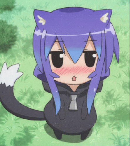 Shy Anime GIF - Shy Anime Cat GIFs