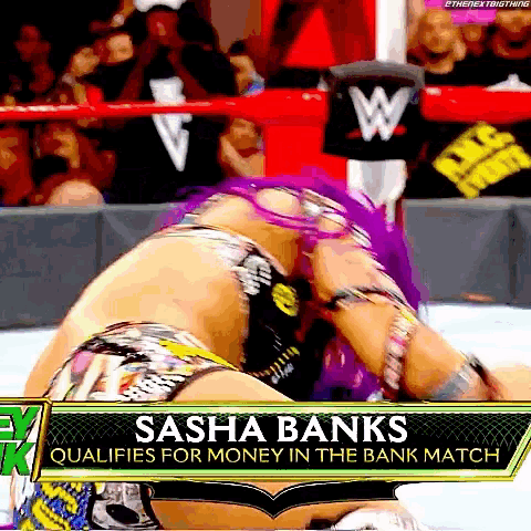 Sasha Banks Mitb GIF - Sasha Banks Mitb Money In The Bank GIFs