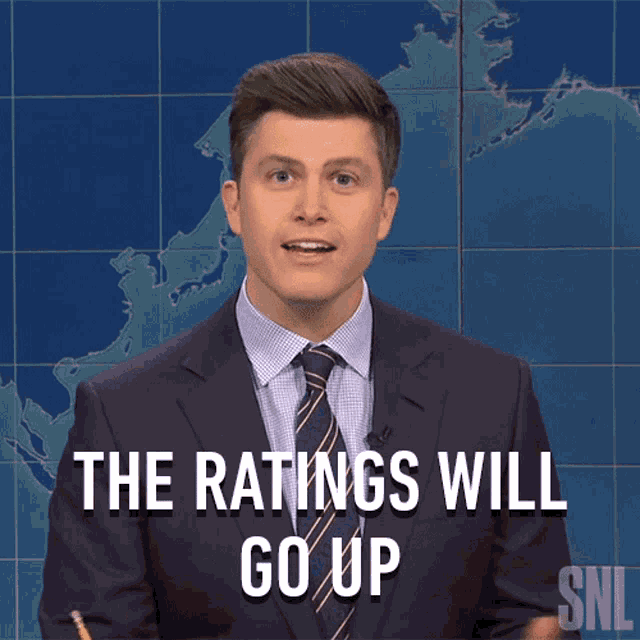 The Ratings Will Go Up Saturday Night Live GIF - The Ratings Will Go Up Saturday Night Live Weekend Update GIFs