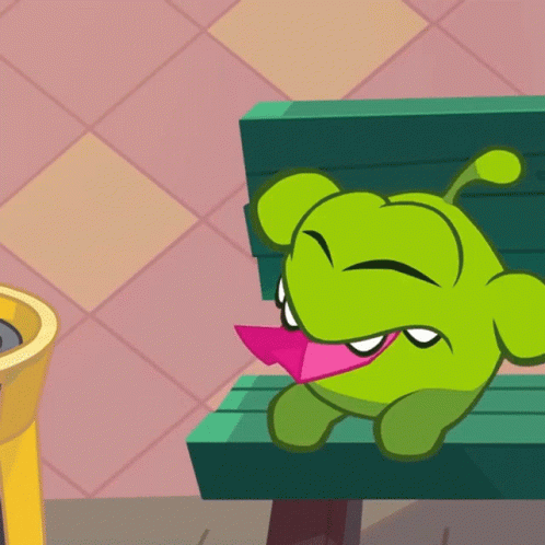 Blowing Away Om Nom GIF - Blowing Away Om Nom Om Nom And Cut The Rope GIFs