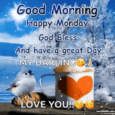 Good Morning Happy Monday GIF - Good Morning Happy Monday God Bless GIFs