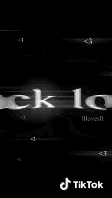 a black and white photo of a person 's hand with a tiktok logo