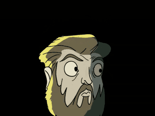 a cartoon of a man with his hands on his head and the words traditional elven greeting below him