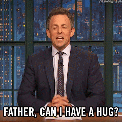 Father Can I Have A Hug Sweet GIF - Father Can I Have A Hug Sweet Affectionate GIFs
