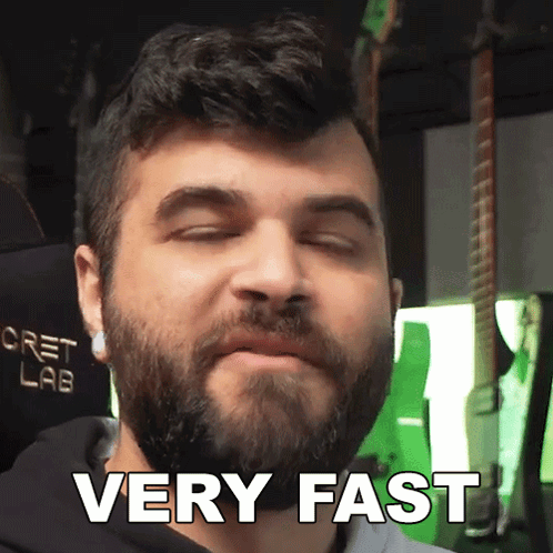 Very Fast Andrew Baena GIF - Very Fast Andrew Baena Very Quickly GIFs