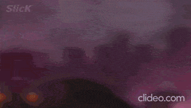 a video of a glowing pink object with the words slick at the top