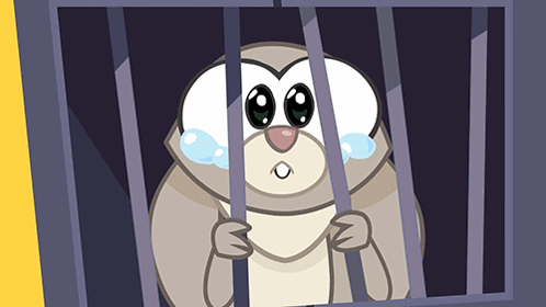 Locked Up Om Nom Stories GIF - Locked Up Om Nom Stories About To Cry GIFs