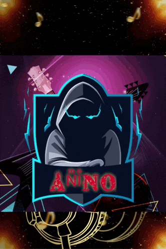 a logo with a hooded figure and the word anno