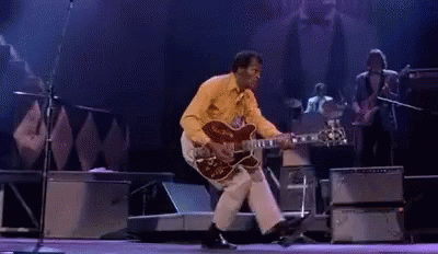 Chuck Berry Rock And Roll GIF - Chuck Berry Rock And Roll Guitar GIFs