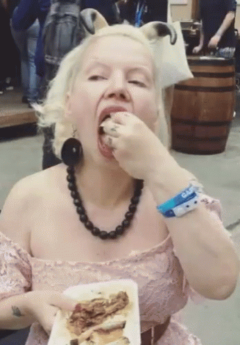 Eating Blonde GIF - Eating Blonde Hungry GIFs