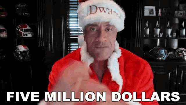 Five Million Dollars Dwayne Johnson GIF - Five Million Dollars Dwayne Johnson Seven Bucks GIFs