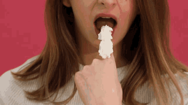 Cream Eating GIF - Cream Eating Finger GIFs