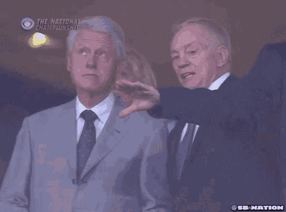 Bill Clinton Nods GIF