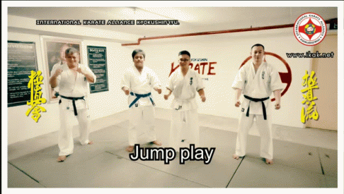 Jump Play Ikak GIF - Jump Play Ikak Kyokushin GIFs