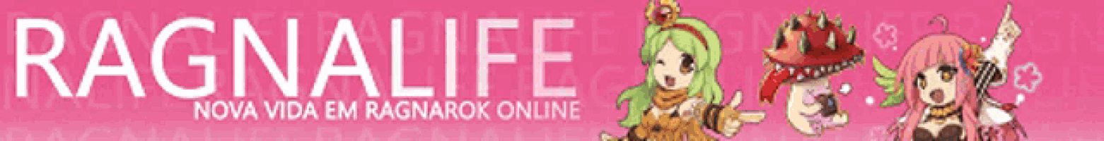a pink banner for ragnalife shows a person on a horse