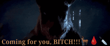 a poster that says coming for you bitch !!! on it