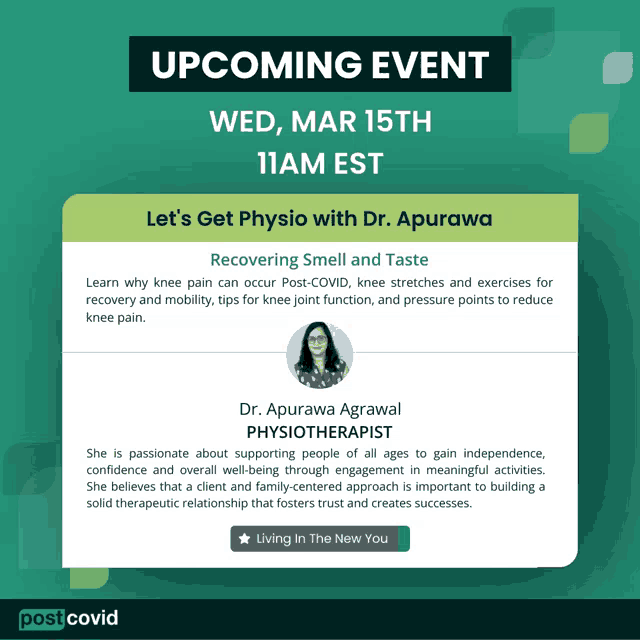 a poster for an upcoming event with dr. apurawa