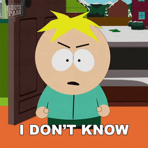 I Dont Know Butters GIF - I Dont Know Butters South Park GIFs
