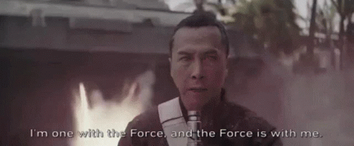 I Am One With The Force GIF - I Am One With The Force Force Is With Me GIFs