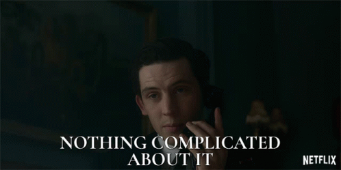 Josh O Connor Prince Charles GIF - Josh O Connor Prince Charles Nothing Complicated About It GIFs
