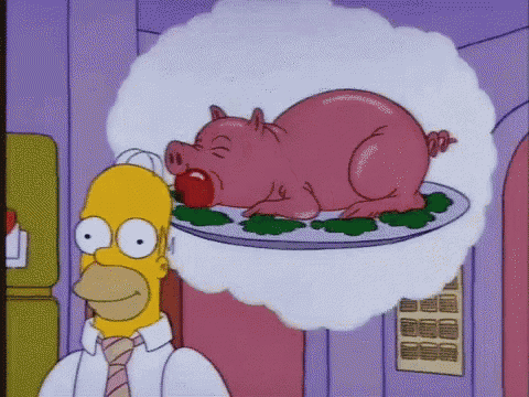 Simpsons Homer GIF - Simpsons Homer Thinking About Food GIFs
