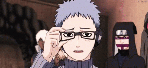Naruto Shippuden Chojuro GIF - Naruto Shippuden Chojuro Glasses GIFs
