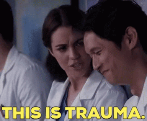 Greys Anatomy Jules Millin GIF - Greys Anatomy Jules Millin This Is Trauma GIFs