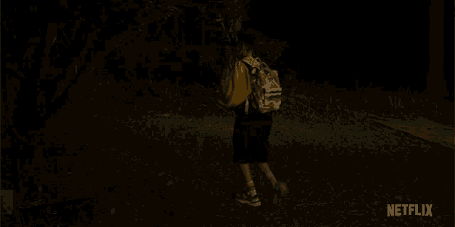 a netflix ad shows a person kicking something