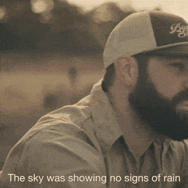 The Sky Was Showing No Signs Of Rain Jordan Davis GIF - The Sky Was Showing No Signs Of Rain Jordan Davis Tucson Too Late Song GIFs