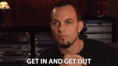 Get In And Get Out In And Out GIF - Get In And Get Out In And Out Beard GIFs