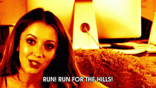 20 Inappropriate Facts About Me GIF - Run Run For The Hills Taryn Southern GIFs