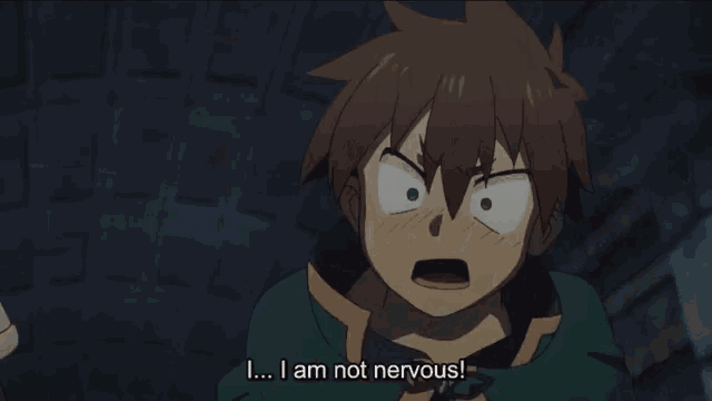 a cartoon character says " i - i 'm totally not "