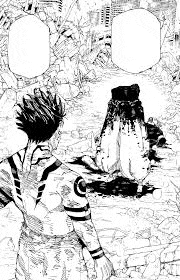a black and white drawing of a man and a woman standing next to a volcano .