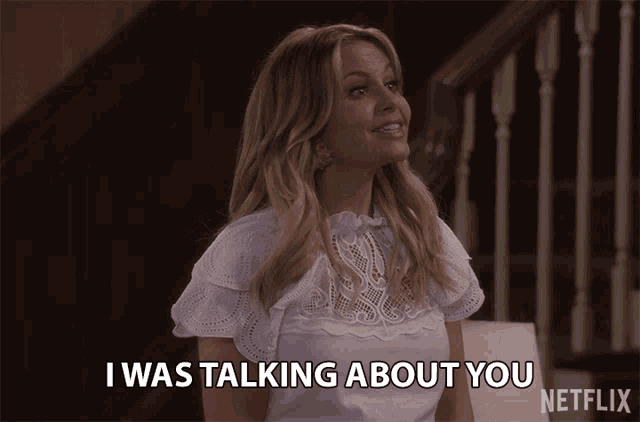 I Was Talking About You Candace Cameron Bure GIF - I Was Talking About You Candace Cameron Bure Dj Tanner Fuller GIFs